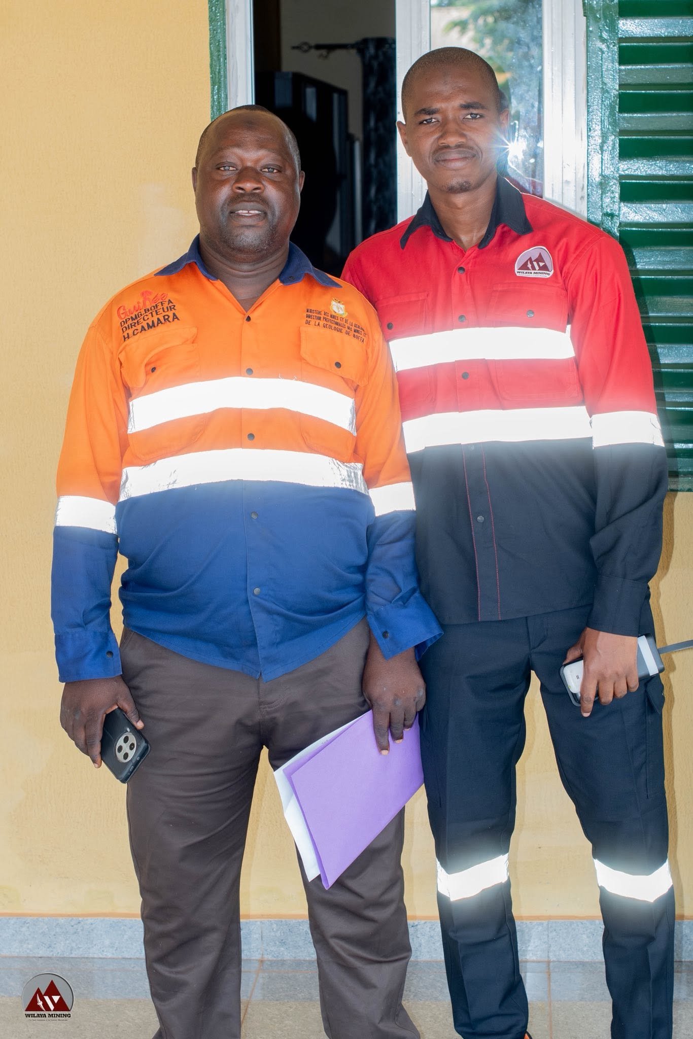 Rencontre des autorités des Mines de Boffa
